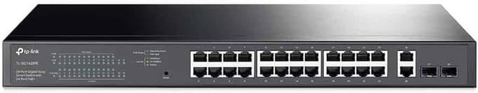 Managed Gigabit Switch met 28 Poorten 1U Rackmontage 250W PoE+