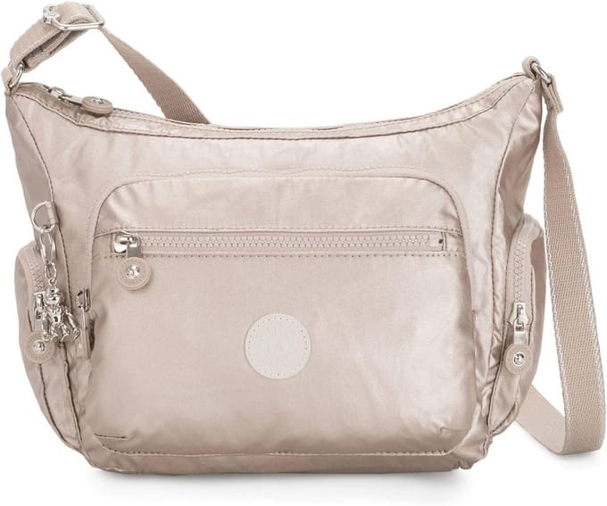 Schoudertas Dames - Crossbody Tas - Dagelijks Gebruik - Veelzijdig Compartiment - 35 cm - Metaalkleur