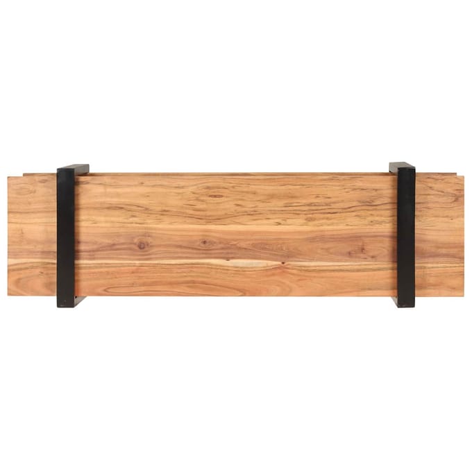 vidaXL - Tv-meubel - 130x40x40 - cm - massief - acaciahout