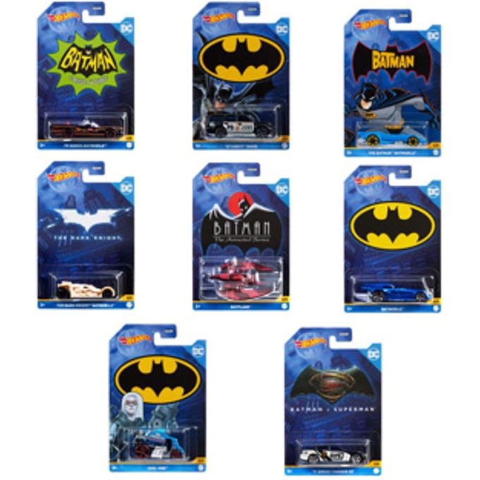 Hot Diecast Wheels Themed Batman Assorti
