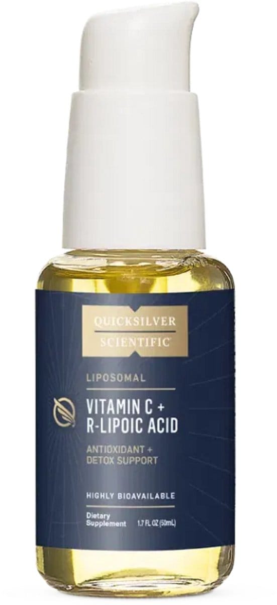Quicksilver Scientific - Liposomal Vitamin C met R-liponzuur - 500 mg vitamine C - 50 ml vloeistof - Voedingssupplementen
