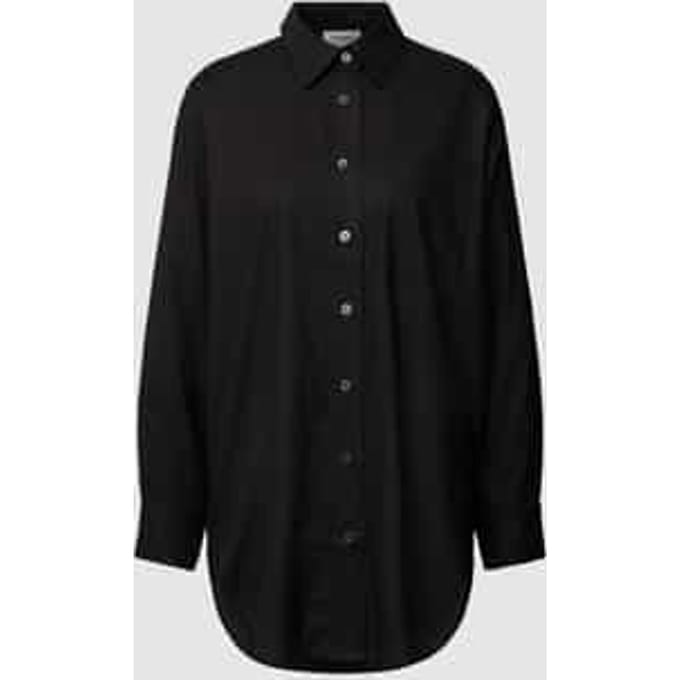 Exclusieve collectie - overhemdblouse met linnen