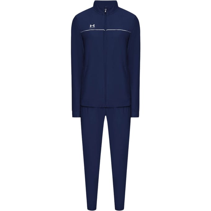 Under Armour UA M Challenger Tracksuit-BLU Heren Trainingspak - Midnight Navy - Wit