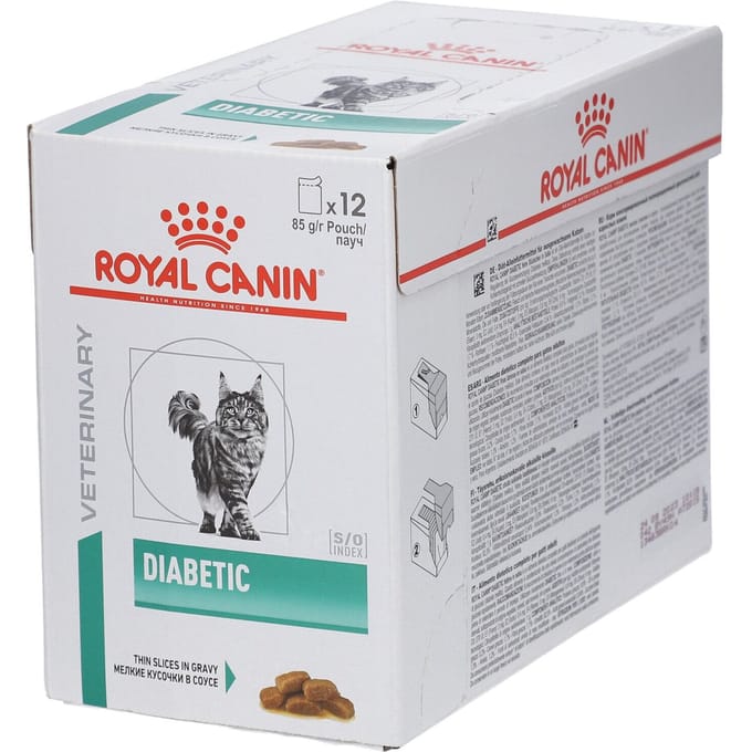 12x85g Feline Diabetic Royal Canin Veterinary Diet Kattenvoer