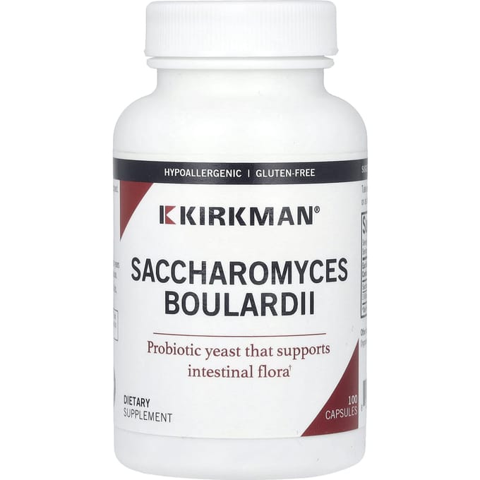 Kirkman Labs, Saccharomyces Boulardii, 100 Gélules