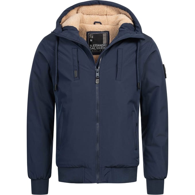 Alessandro Salvarini Heren Winterjas AS-431 – Warm Met Teddyvoering & Capuchon
