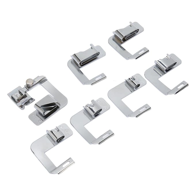 Rolzoomvoet Multifunctionele Rolzoom Naaimachine Persvoet Set voor Zoomvoet white
