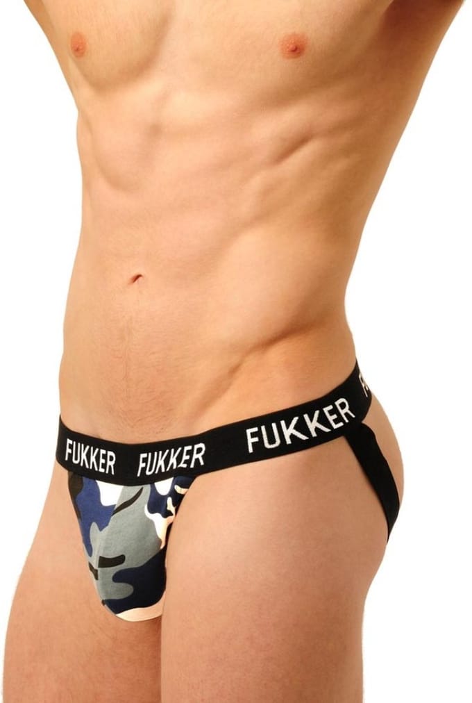 Jockstrap Fukker Camo maat Medium