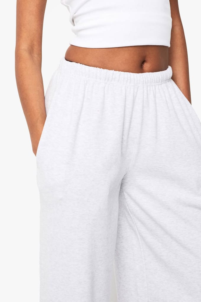 Dames Boohoo Basics Geribbelde Rechte Broek | Asgrijs | Maat: 36