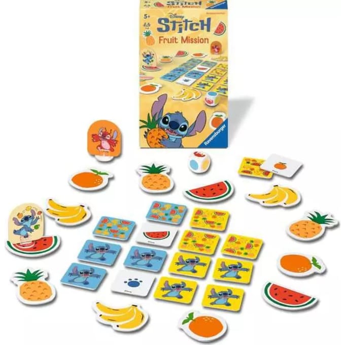 Ravensburger – Disney Stitch: Fruit Mission – Kinderspel – Vanaf 5 Jaar