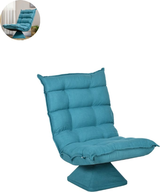 Fauteuil - Relaxstoel - Relaxfauteuil - Stoel - Met armleuning - Voor één Persoon - Beige