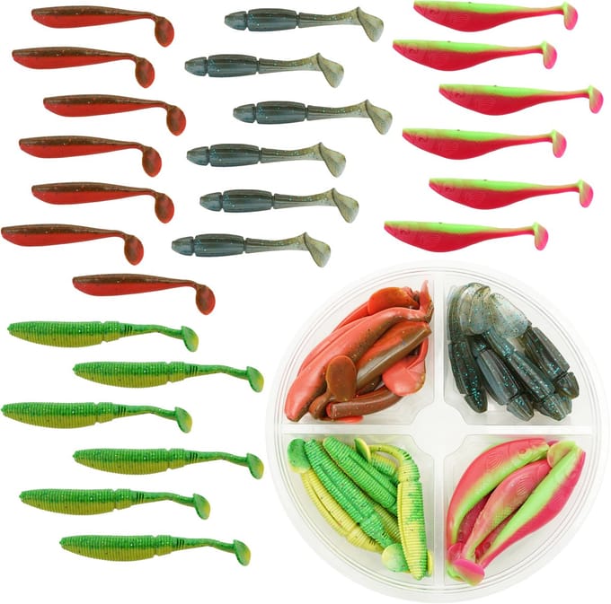 Fish-Xpro Softbait Set - Snoek - 10-15cm - Shads - Kunstaas set - Roofvis