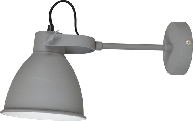 Urban Interiors Dock Wandlamp Grijs - Metalen kap - Ø17