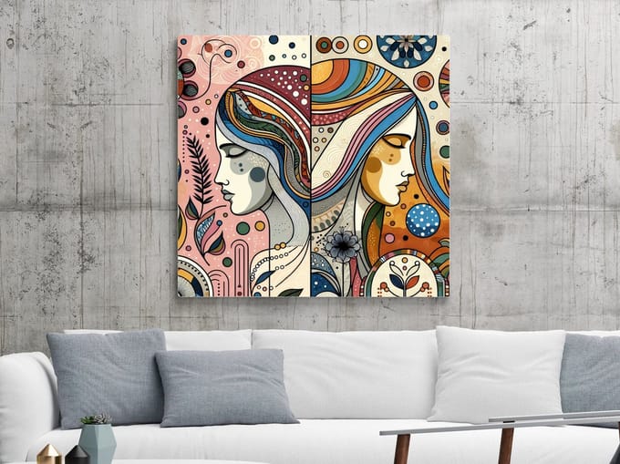 Kunstprint | Wanddecoratie | Canvas | 30 × 30 cm