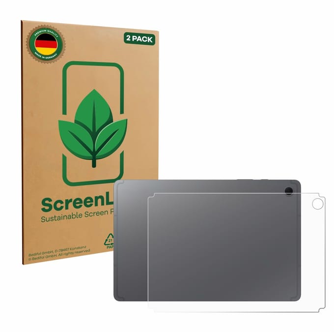 2 Stuks Screenprotector voor Samsung Galaxy Tab S10 Lite (Achterkant) - Hoogwaardige Beschermfolie transparant