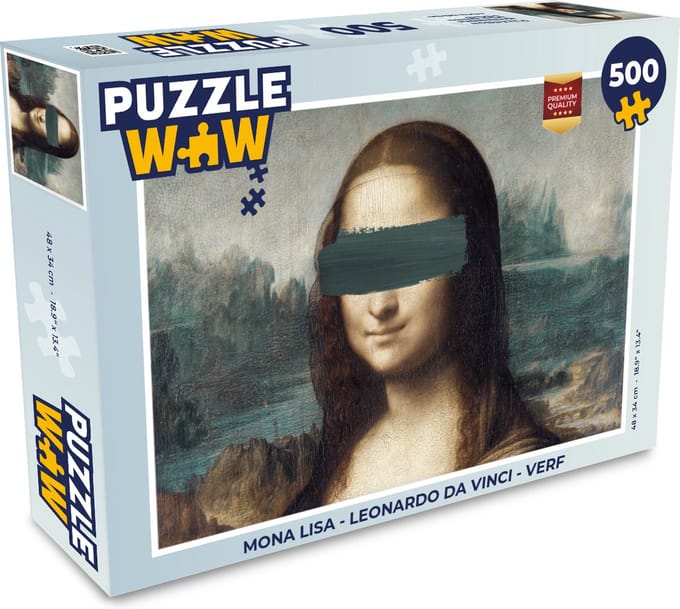 Puzzel Mona Lisa - Leonardo da Vinci - Verf - Legpuzzel - Puzzel 500 stukjes
