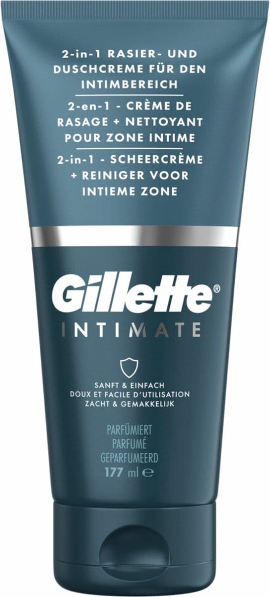 Gillette Intimate 2-In-1 Scheercrème & Reiniger - 6 x 177 ml - Voordeelverpakking