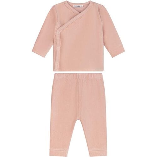 Prénatal baby pyjama rib velour Powder Pink 62 dames