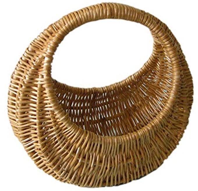 Boodschappenmand Bruin - Duurzame Winkelmand 15 x 24 x 20 cm
