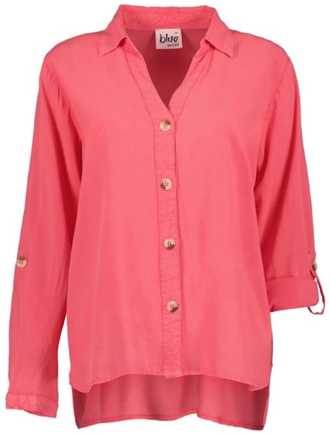 Blue Seven dames - Blouse 180241 roze + knopen LM - maat 42