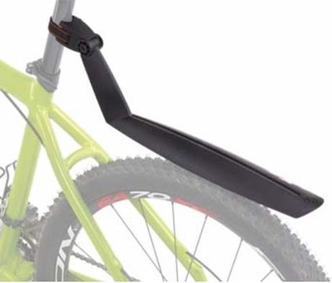Achterspatbord MTB / Race - eenvoudige montage - Zwart
