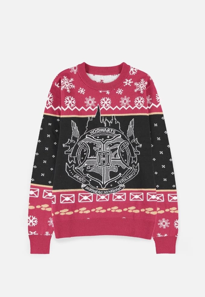 Harry Potter Kersttrui -M- Hogwarts Multicolours