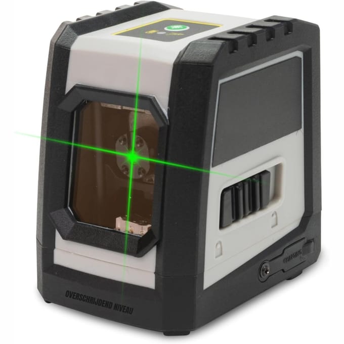 DYNA® Kruislijnlaser Met Statief - Laser Waterpas – Kruislijnlasers – Groen- ‎9cm x 7cm x 8cm