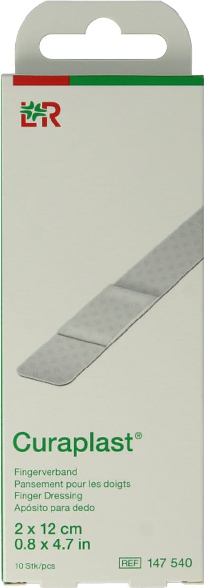 Curaplast Sensitive vingerpleister 2x12cm 10 Stuks