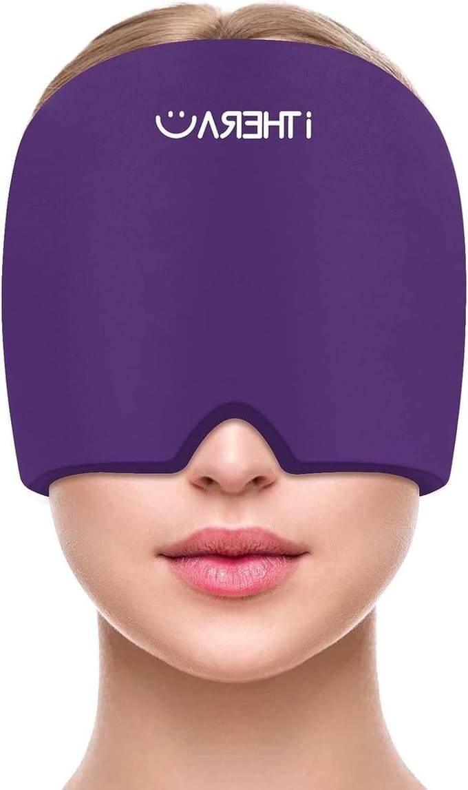 Migraine muts slaapmasker - verlichting bij hoofdpijn en ontspanning