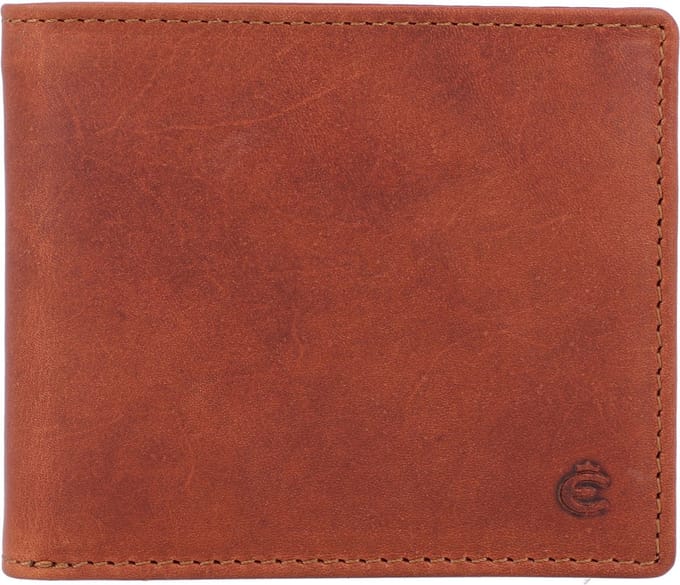 Esquire Dallas Portemonnee Leer 10 cm - Jongens - Horizontaal - braun