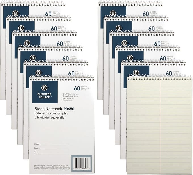 Professioneel Notitieblok met Spiraalbinding en Stevige Rug - A4