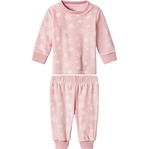 LUPILU Velours baby pyjama (Roze, 62/68)
