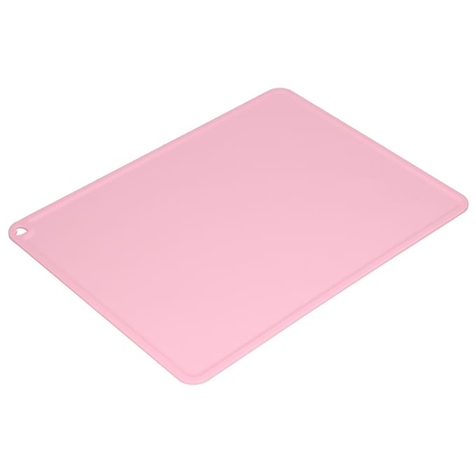 Siliconen placemat Waterdicht Antislip Tafelmat Hittebestendig Kussen voor Basisschoolleerlingen pink