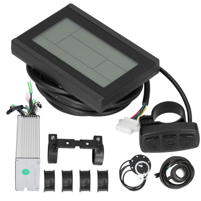 Elektrische Fiets Controller Ombouwset met voor KT?LCD3 Display voor 36V48V 500W Motor gray