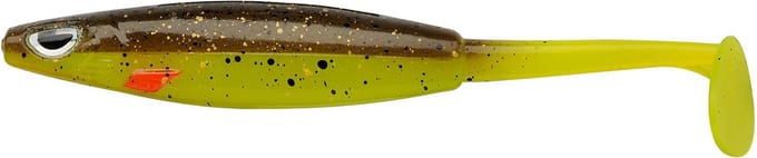 Berkley Sick Vibe Shad Brown Chartreuse 9cm Brown Chartreuse