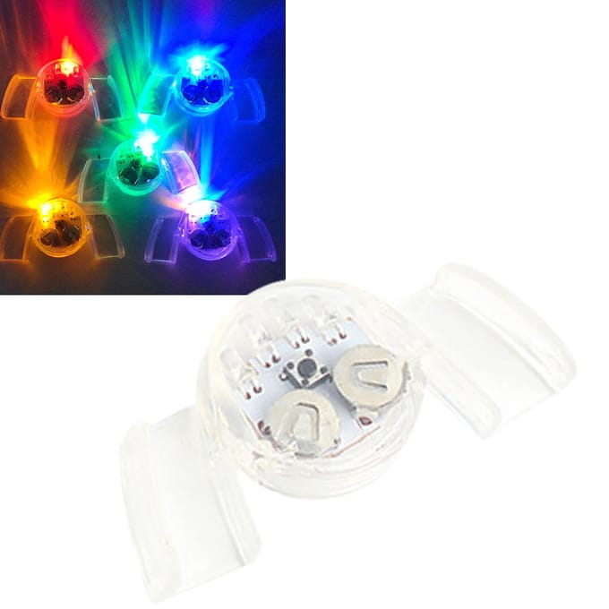 Oplichtende Tanden Glow in the Dark 150mAh LED Wasbaar Herbruikbaar TPR Knipperend Mondbeschermer voor Halloween white
