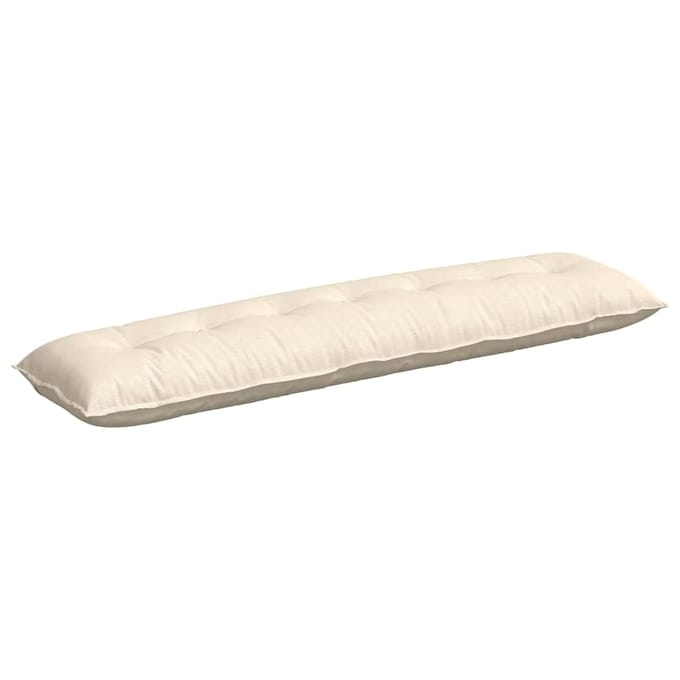 vidaXL - Rugkussen - Crèmekleurig - 200 - x - 50 - x - 19 - cm - Corduroy - stof