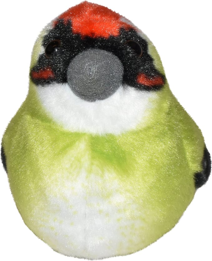 Wild Republic - Knuffel - Groene specht - Knuffel met Geluid - 15 cm