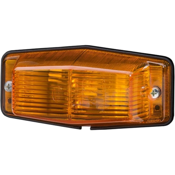Hella dubbelbranders oranje - 12V en 24V - hulpknipperlicht
