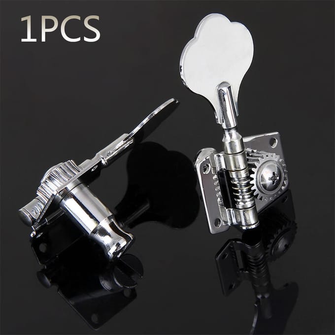 1PCS Links & 4PCS Rechts Bass Tuner Peg Gitaar Stemsleutels 1 right: 1 Right (80g) gray