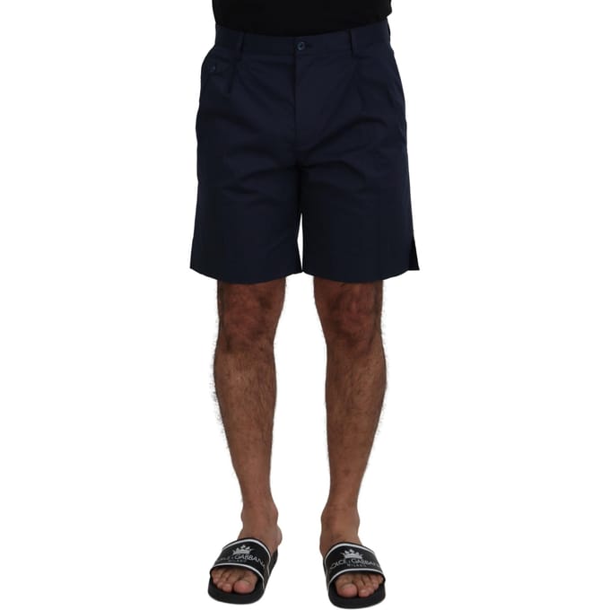 Marineblauwe Klassieke Shorts