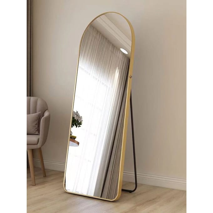 Milton & Oldbrook Staande Spiegel 40 x 150 cm Palermo Goud