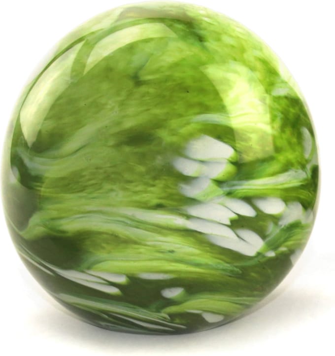 Urnencenter© Kristalglas Elements Small Marble Bulb Green - 0.1 liter