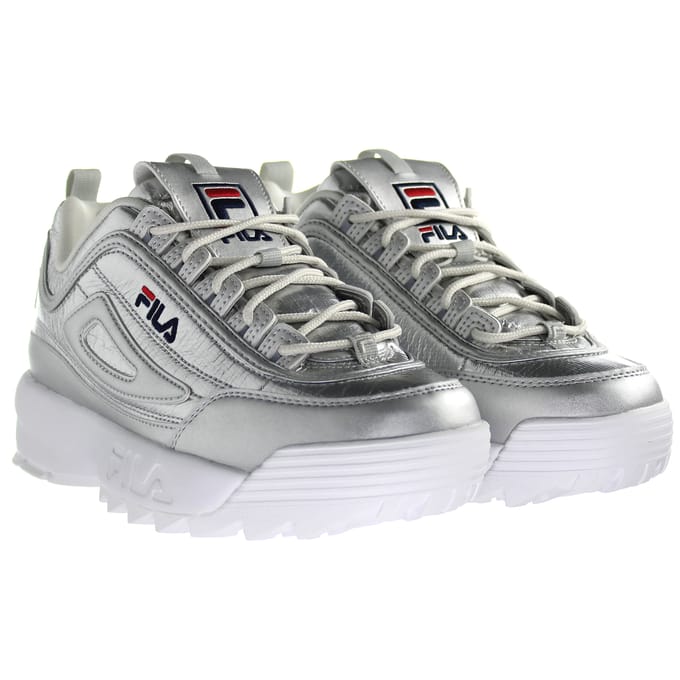 Fila Disruptor F Laag Dames Zilver Trainers