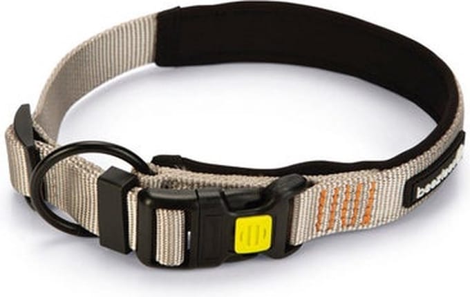 Beeztees hondenhalsband Parinca Premium grijs 60-65 x 3 cm