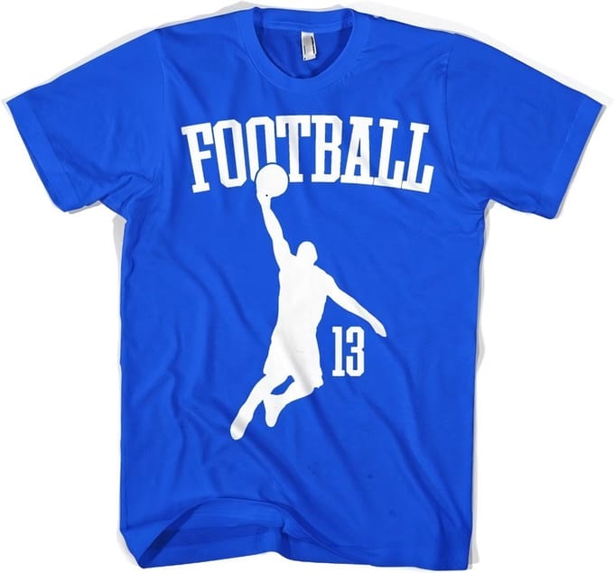 Hybris Footbasket T-shirt blauw