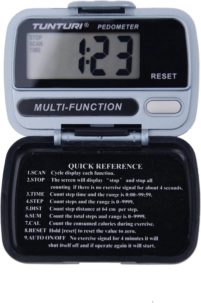 Digitale Stappenteller - Loop Tracker - Dagelijkse Training - Toont Tijd Calorieën Beweging - 3 x 6 x 4 cm