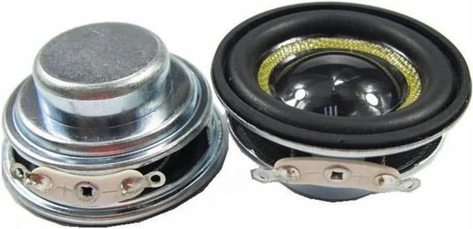 Full Range Speaker - HIFI Audio - Home Sound - Waterproof Design - 40mm Diameter - Blauw