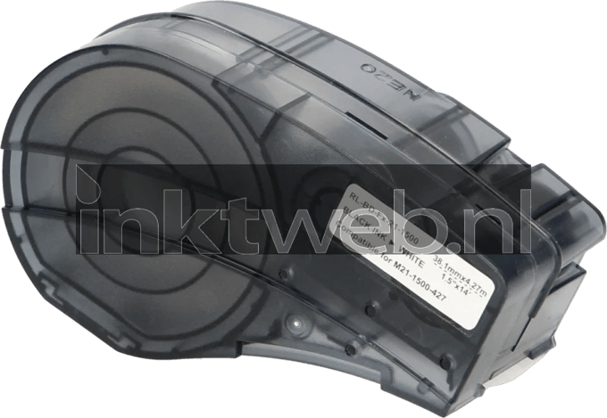 Huismerk Brady M21-1500-427 zwart op wit breedte 38.1 mm