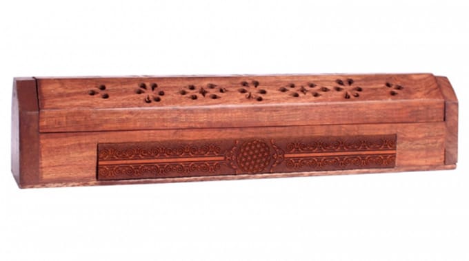 Wierookstokjes brander en bewaardoos - Flower of life